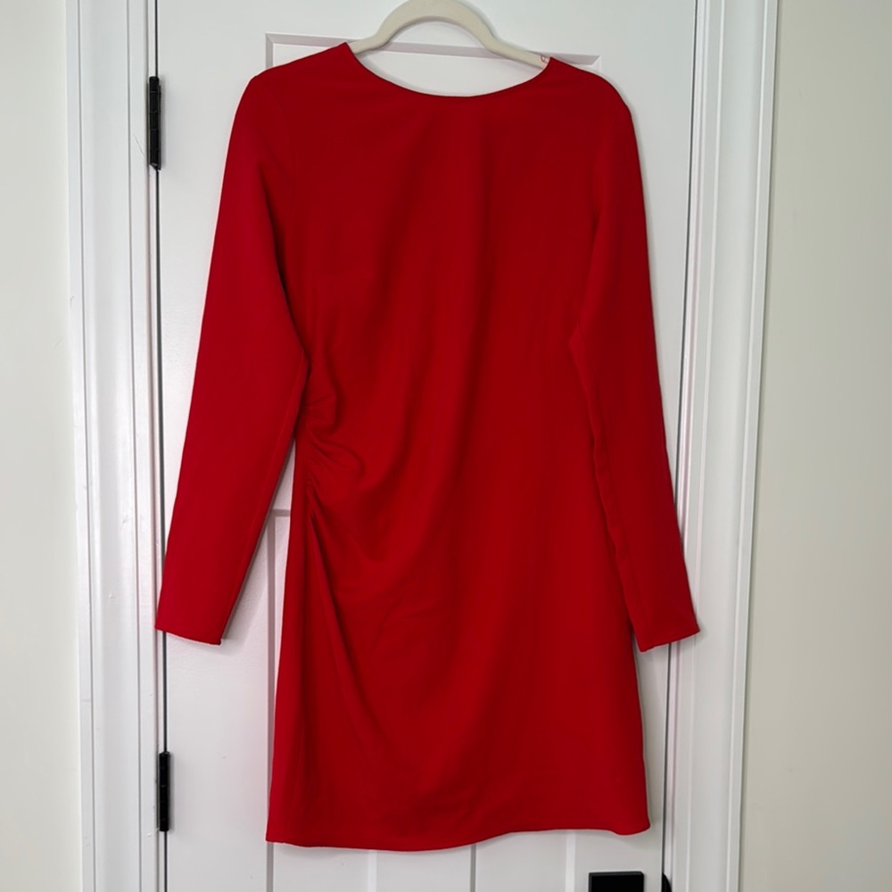 Elegant Red Mini Dress